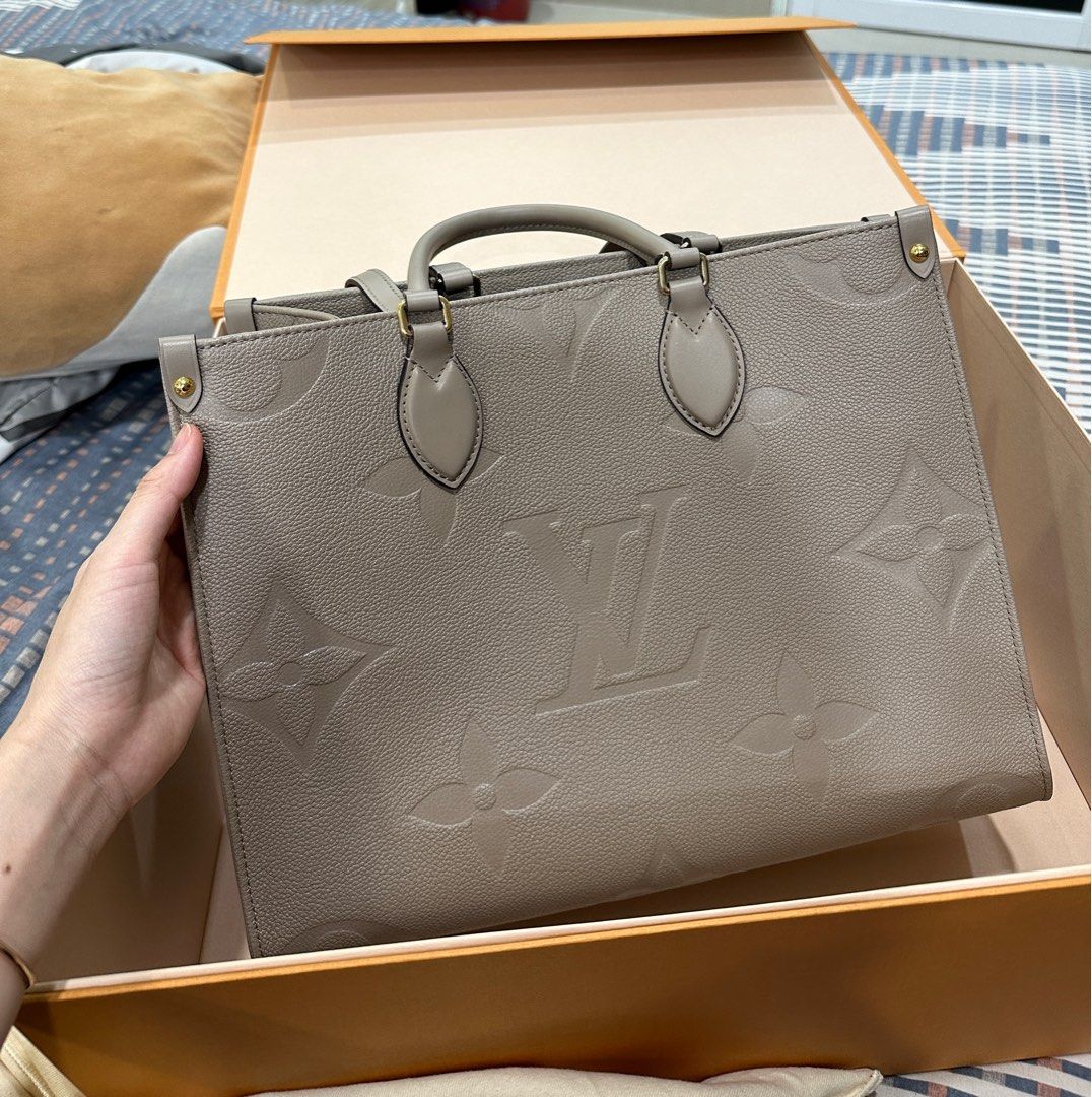 Louis Vuitton On The Go MM Empreinte, Luxury, Bags & Wallets on Carousell
