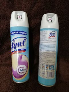 Lysol Disinfectant Spray in Spring Waterfall and Crisp Linen, 170g (Buy 2 for only Php310)