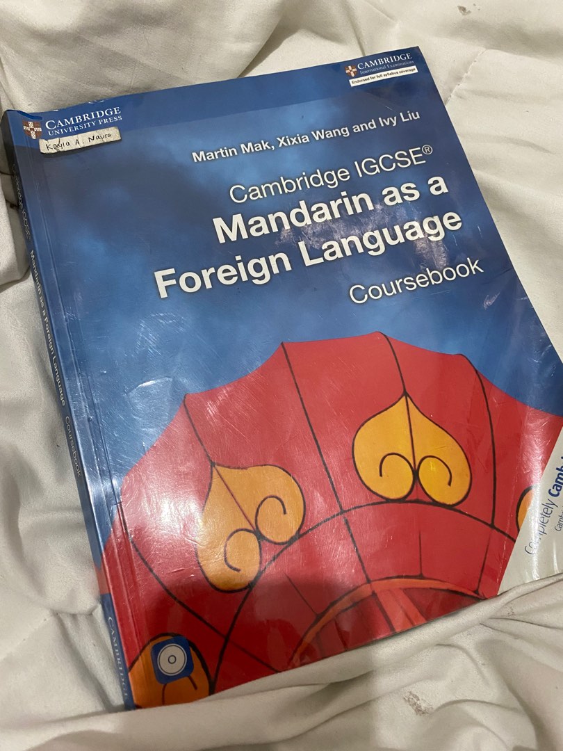 mandarin for cambridge as and a level coursebook on Carousell