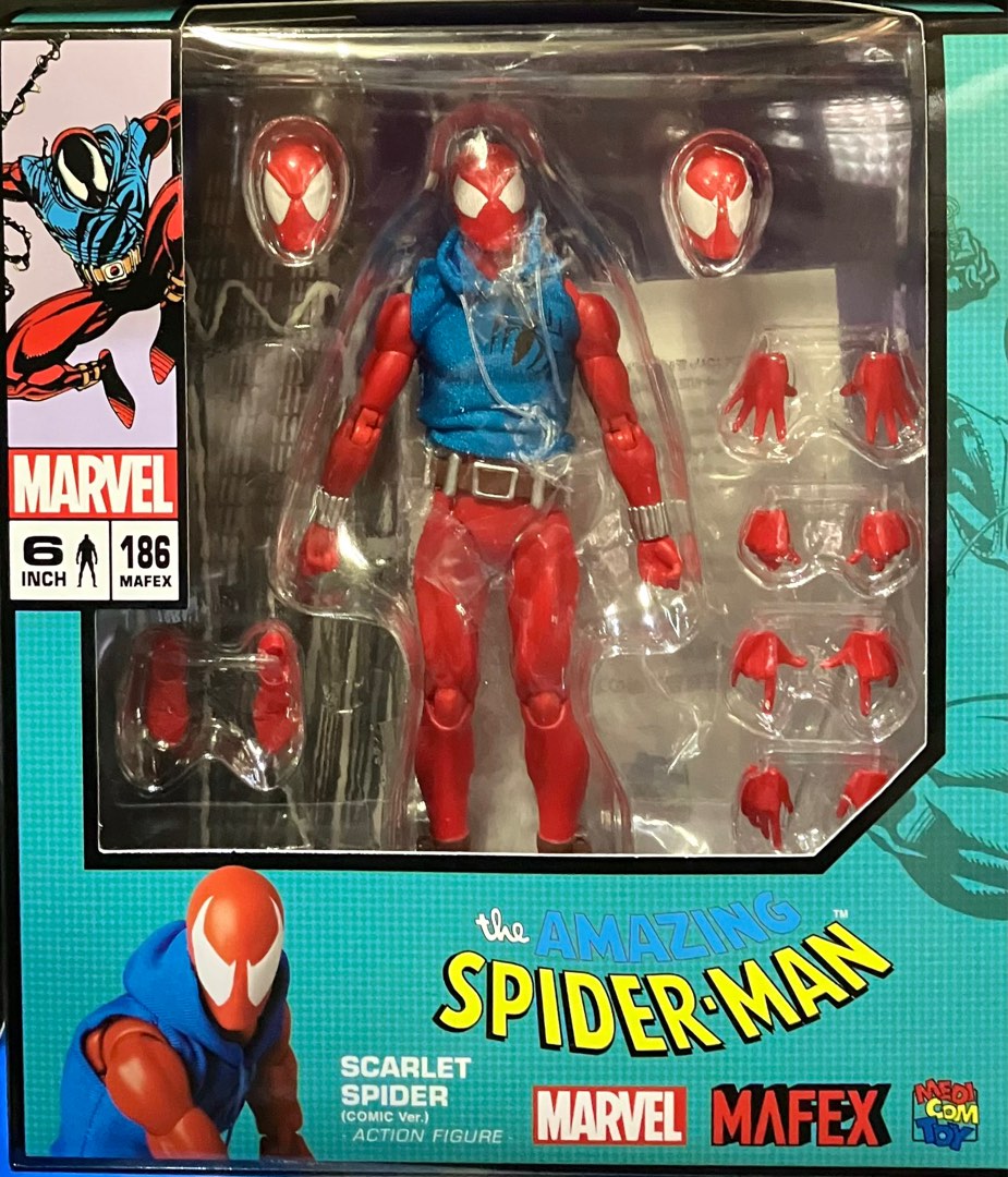 送料無料・選べる4個セット 新品未開封 MAFEX SCARLET SPIDER COMIC