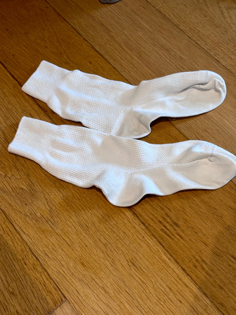 Men white socks, Men's Fashion, Watches & Accessories, Socks on Carousell