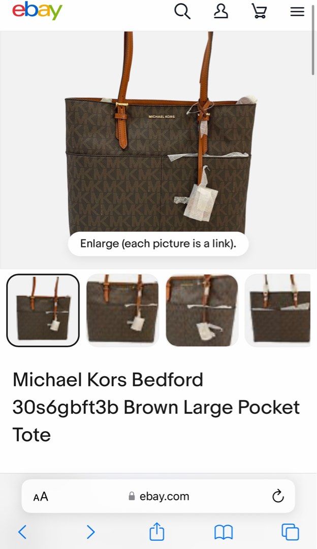 Michael Kors Tote Bag, Women's Fashion, Bags & Wallets, Tote Bags on