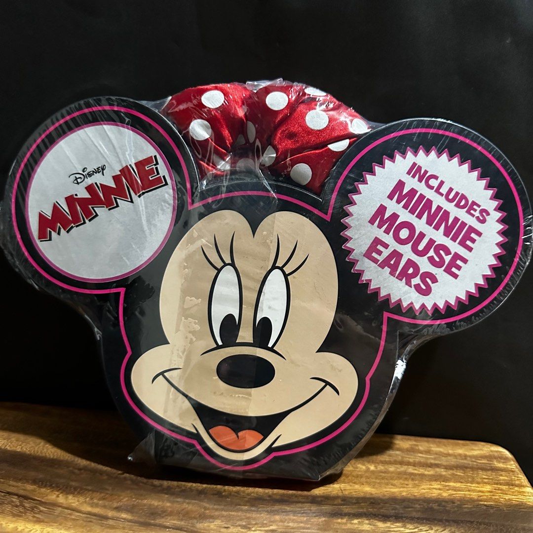 Minnie Mouse Story book with Minnie Ears on Carousell