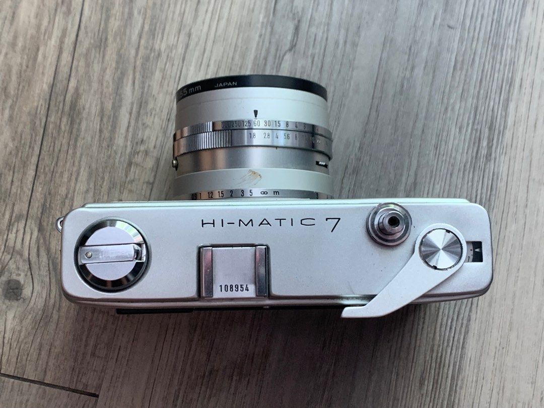 Minolta Hi-Matic 7 (Category: Cameras) located in Taguig. Submitted by norshop168 (Listing ID 1241452028, Image 2). Description: Collector's item film camera. All shutter speeds working. Kept in dry box.