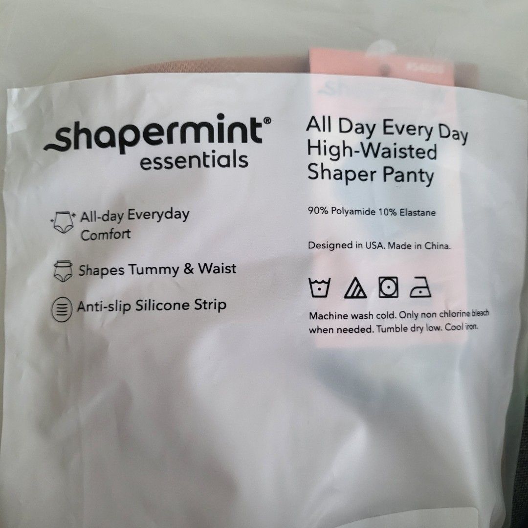 M/L Shapermint Essentials All Day Every Day High Waisted Shaper Panty,  Women's Fashion, New Undergarments & Loungewear on Carousell