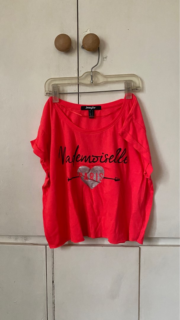 Crop Top Noir Voile Jennyfer Taille M - Occasion En Très Bon état - Thème Paris