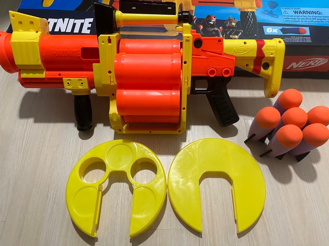 Nerf Gun Fortnite GL Blaster Grenade Launcher huge Toy Gun new
