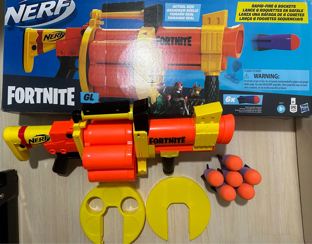 Nerf Gun Fortnite GL Blaster Grenade Launcher huge Toy Gun new