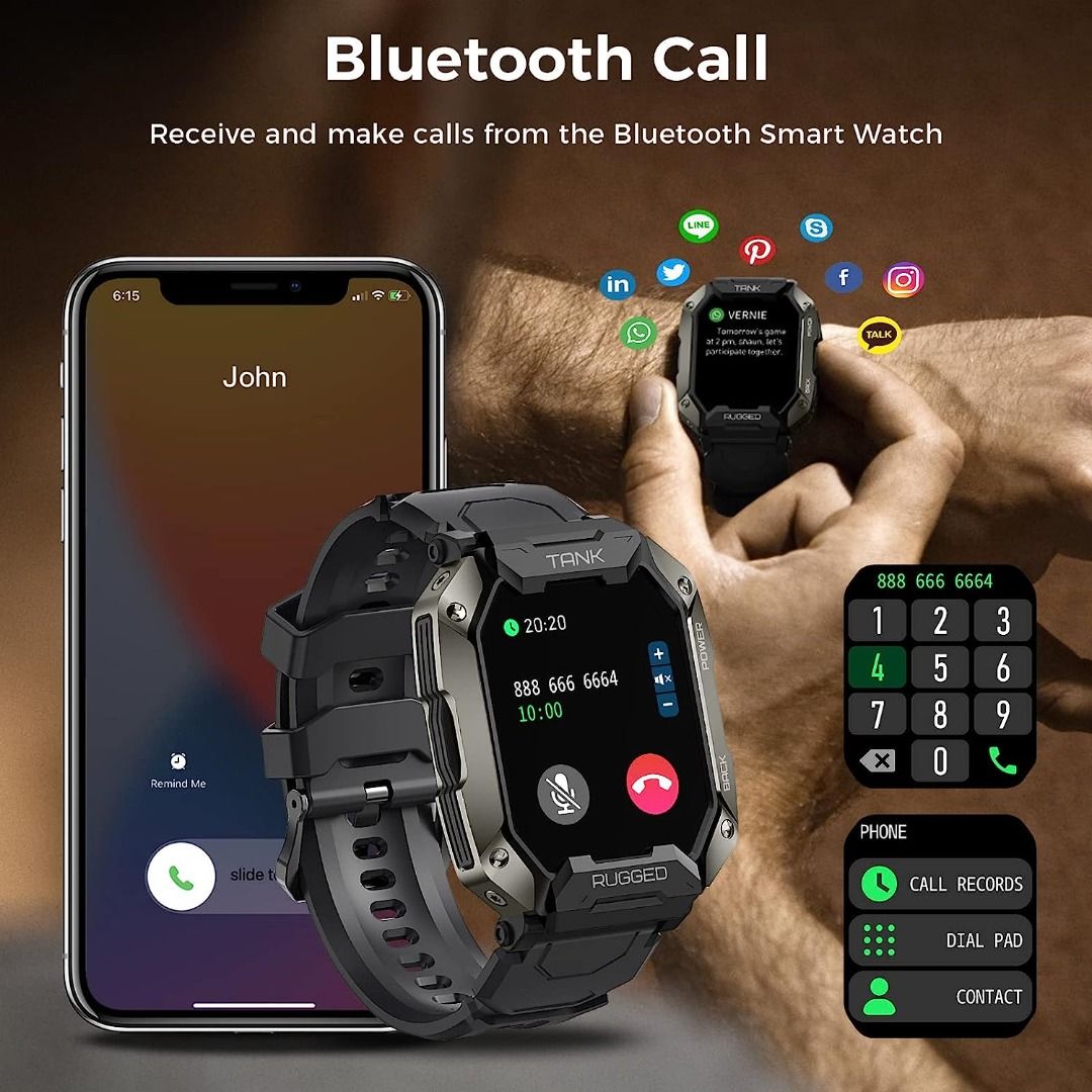 New Arrival Kospet Smart Watches for Men Bluetooth Call