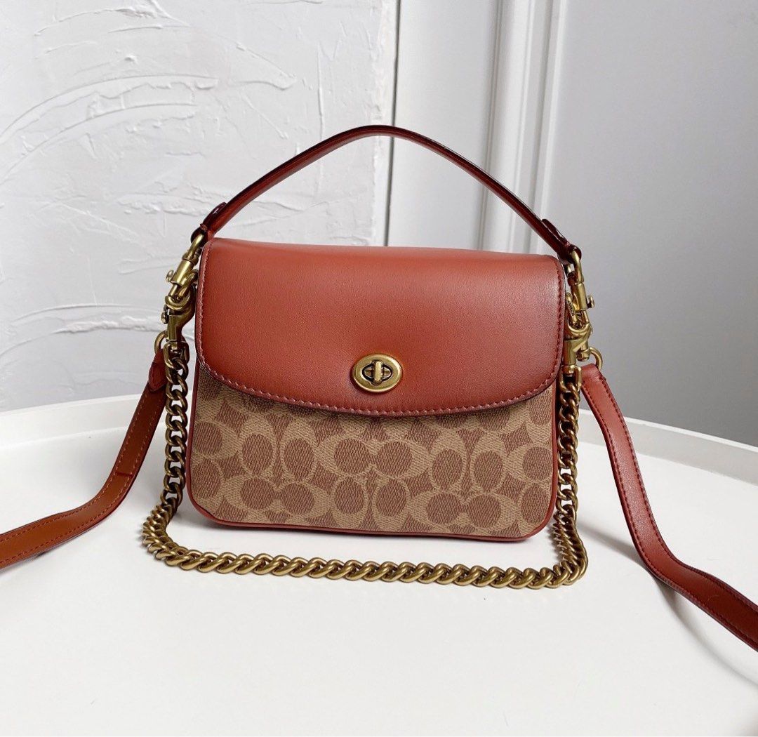 New Coach Cassie Signature Canvas Brown Bag Women s Fashion Bags