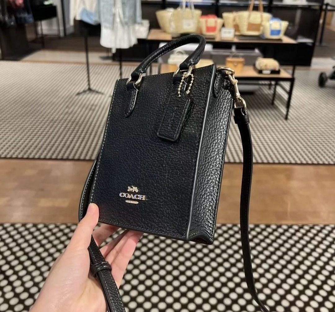 Coach mini tote crossbody cheap