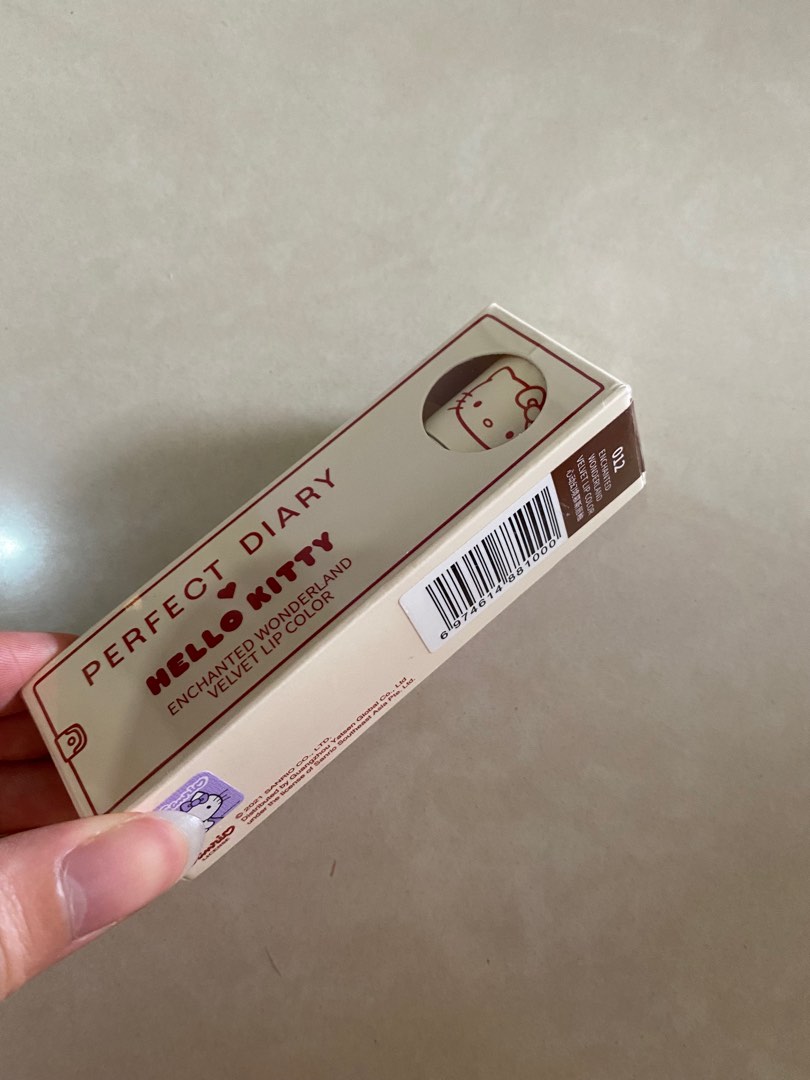 Lip Stain Limited Edition Perfect Diary x Hello Kitty, Beauty & Personal Care, Face, Makeup on