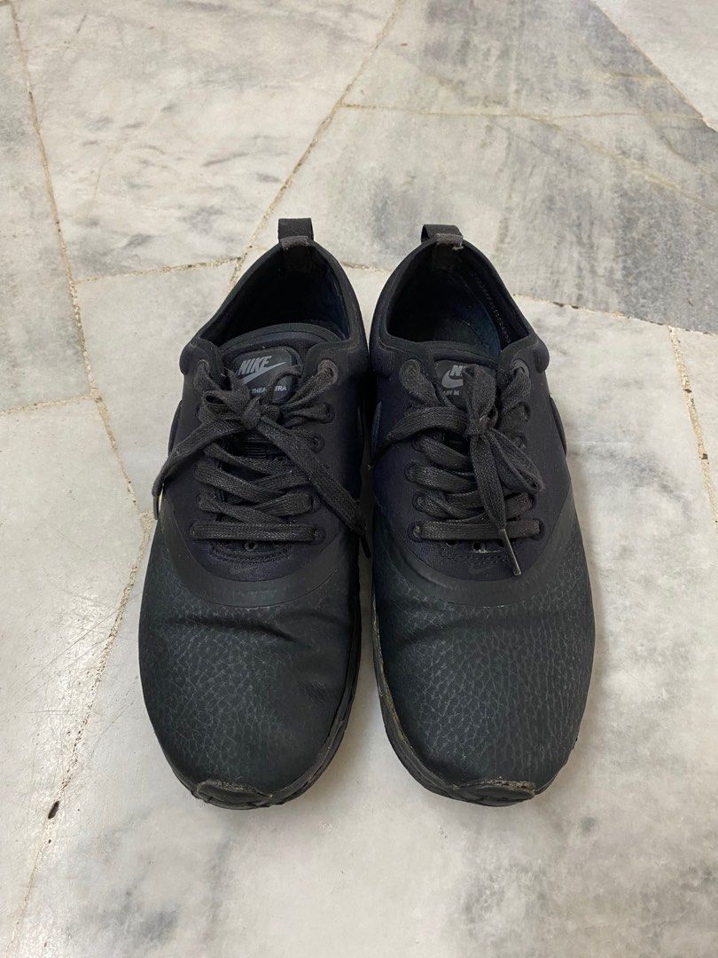 Air max thea top leather slip-on sneakers