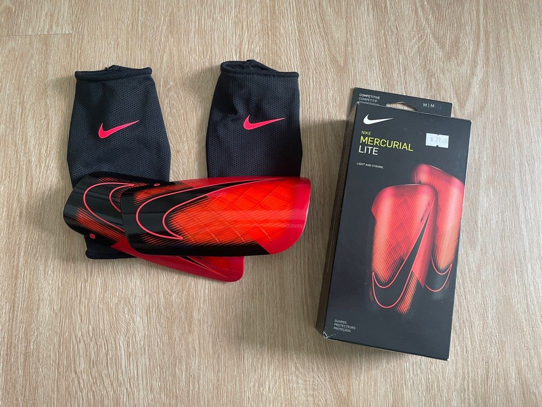 mercurial shin guard sizing