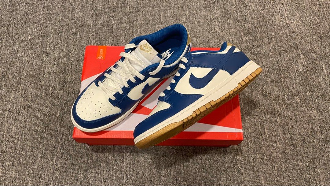 全新有盒有單Brand new NIKE WMNS DUNK LOW KANSAS CITY ROYALS 藍白金