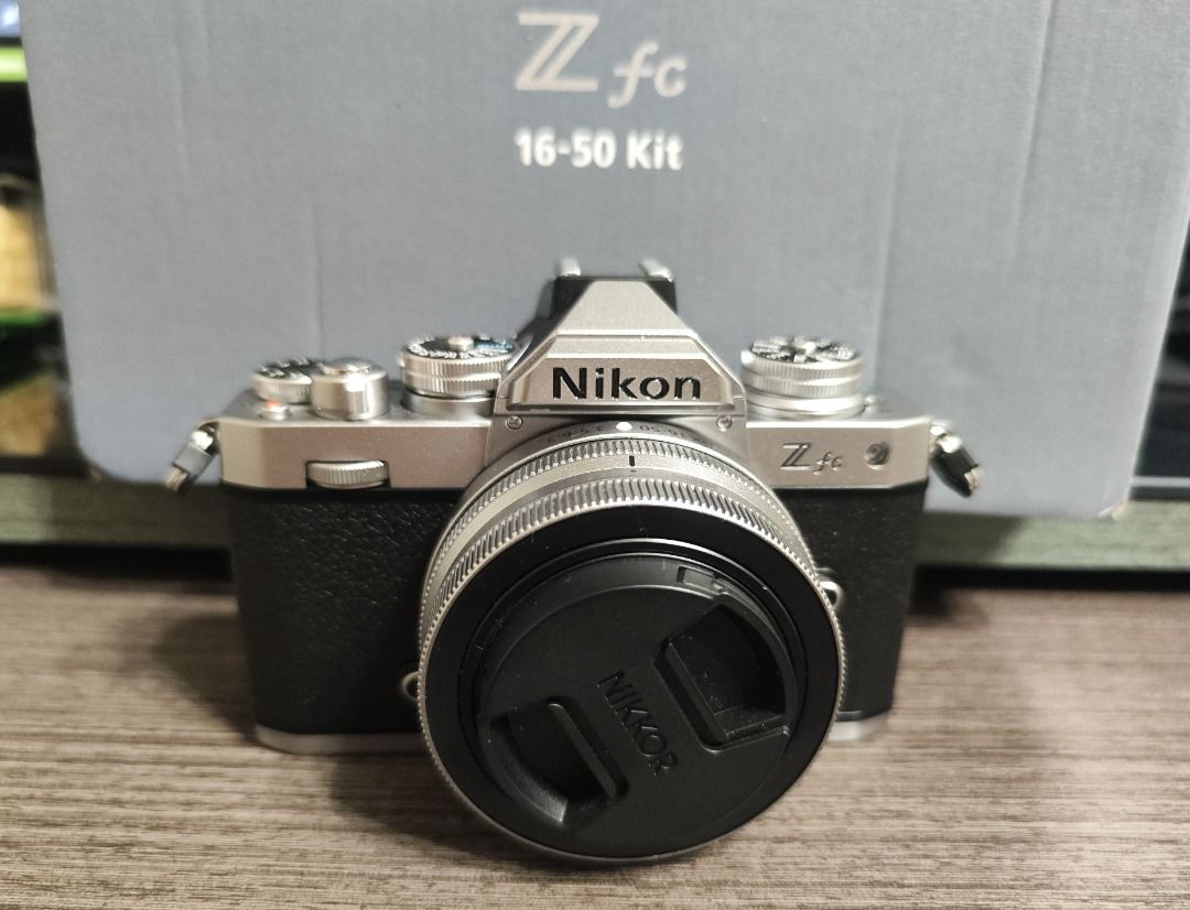 Nikon Zfc + dx 16-50 kit set 港行有保銀色, 攝影器材, 相機- Carousell