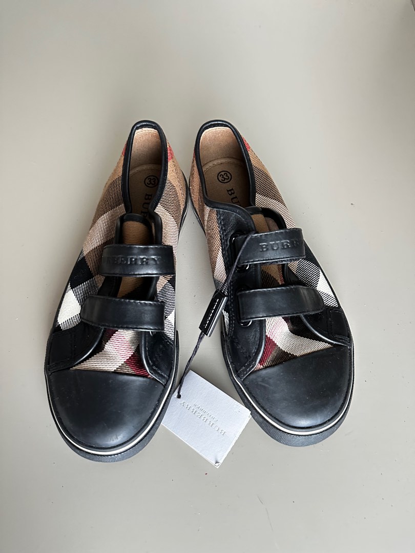 Burberry sneakers kids silver hotsell