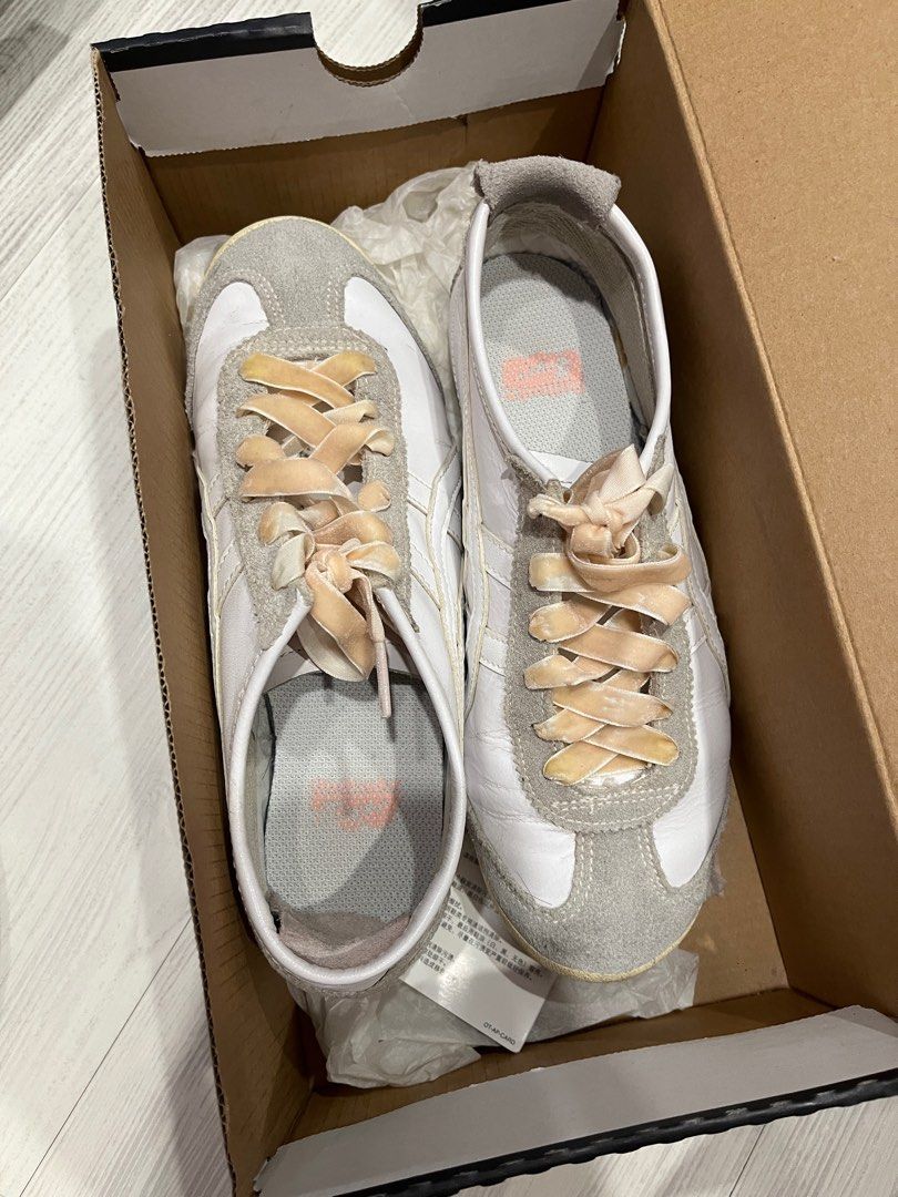 onitsuka pink grey and white sneakers (Category: Sneakers) located in Manila. Submitted by thethriftlab (Listing ID 1241486101, Image 2). Description: .