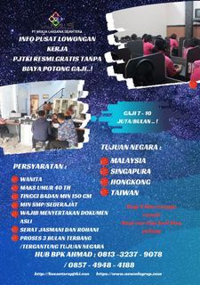 PJTKI Resmi Pogalan Trenggalek Hongkong, Taiwan 0813-3237-9078