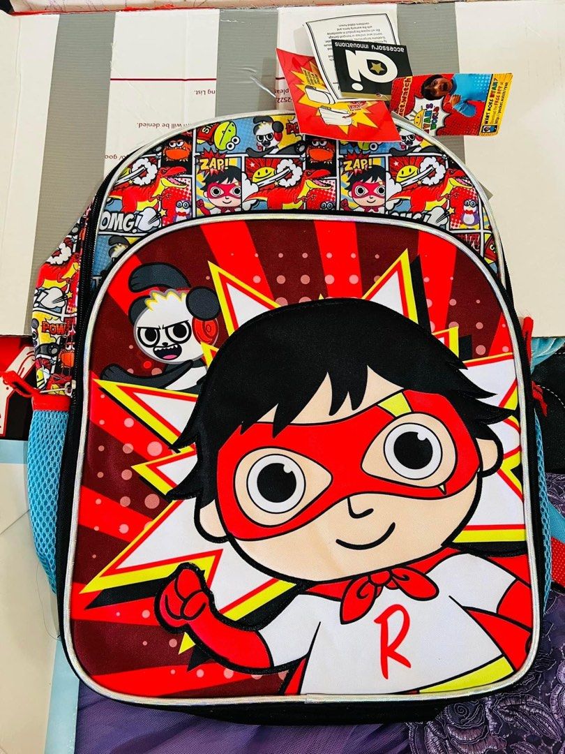 Ryan's world backpack with cape store