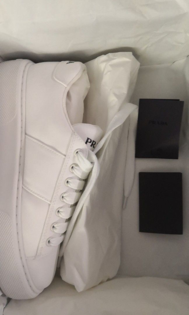 Calzature uomo prada nylon tech top