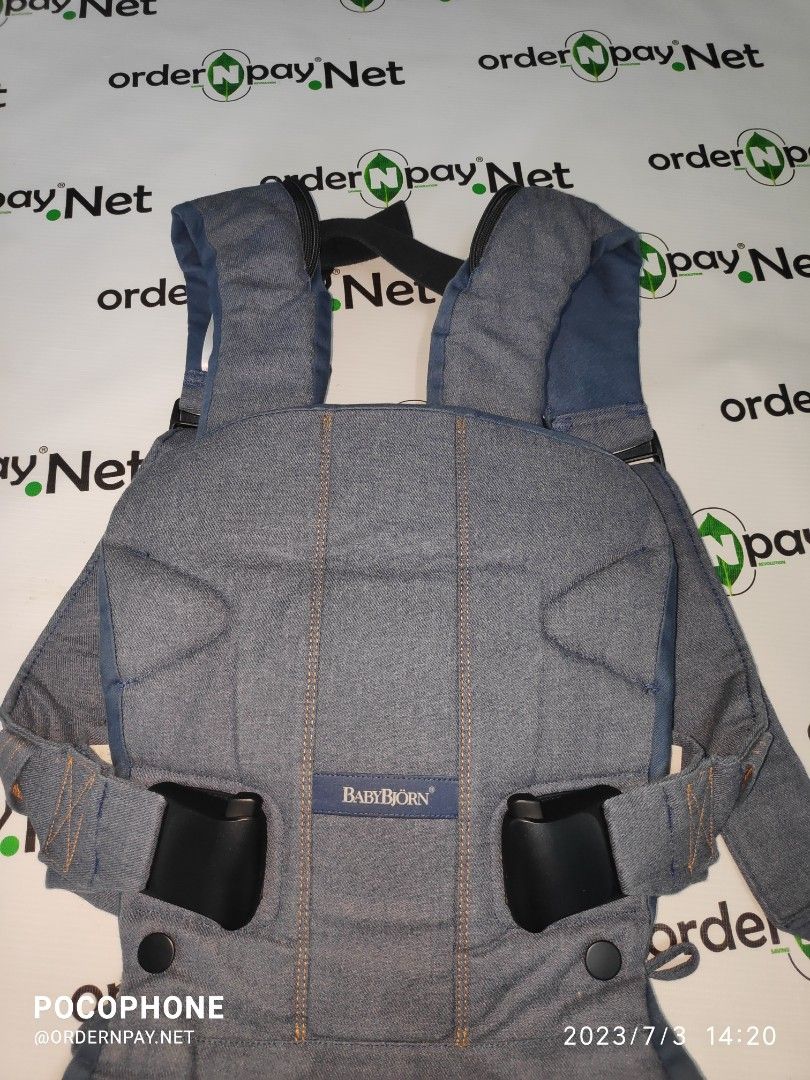 Baby bjorn carrier top one denim grey