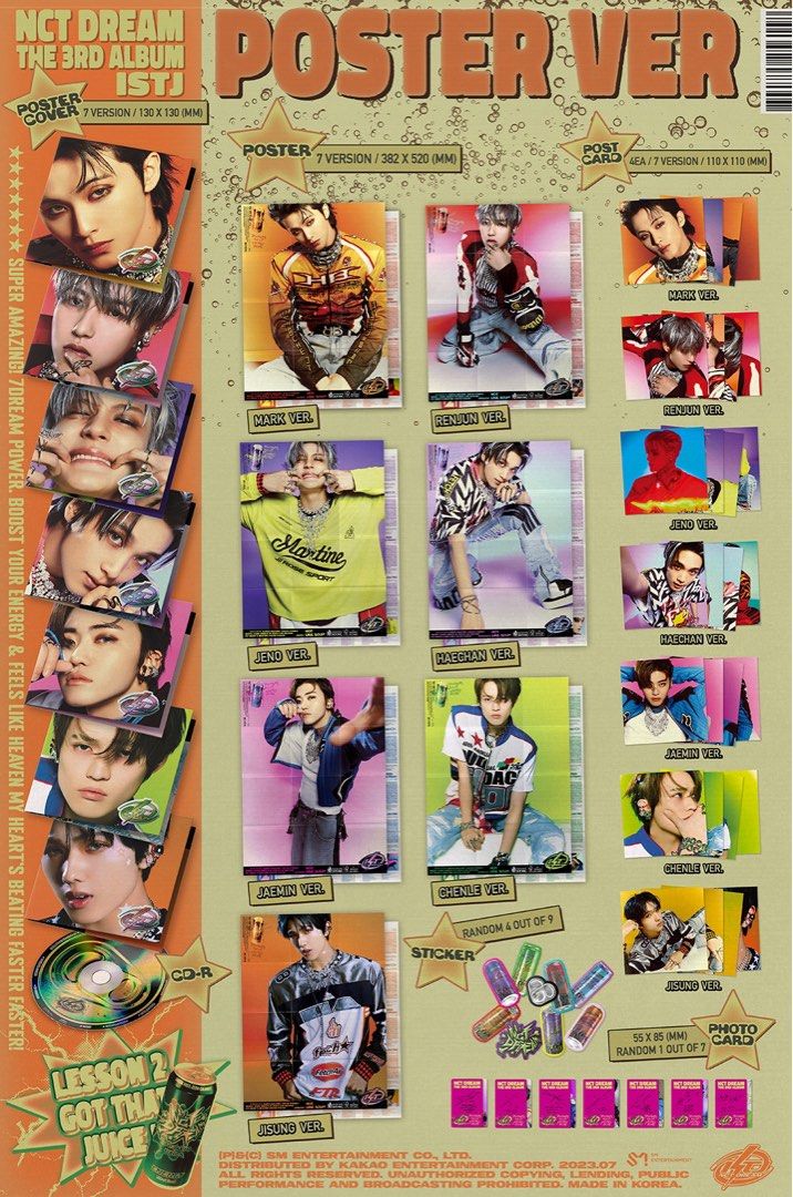 PREORDER] NCT DREAM ISTJ QR + POSTER VERSION, Hobbies & Toys