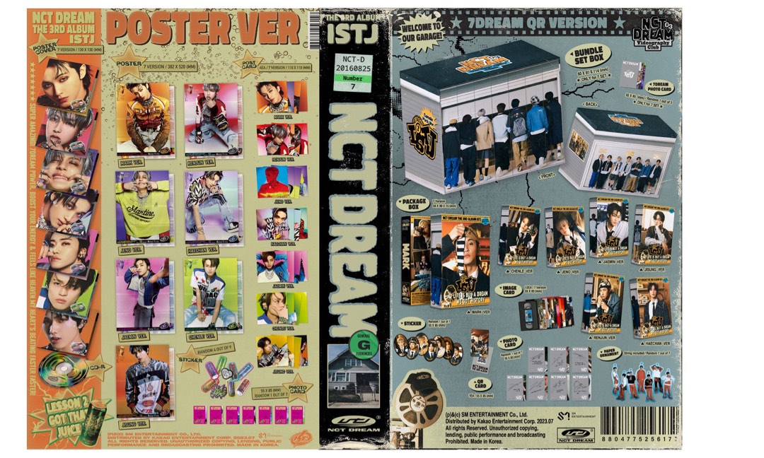 PREORDER] NCT DREAM ISTJ QR + POSTER VERSION, Hobbies & Toys