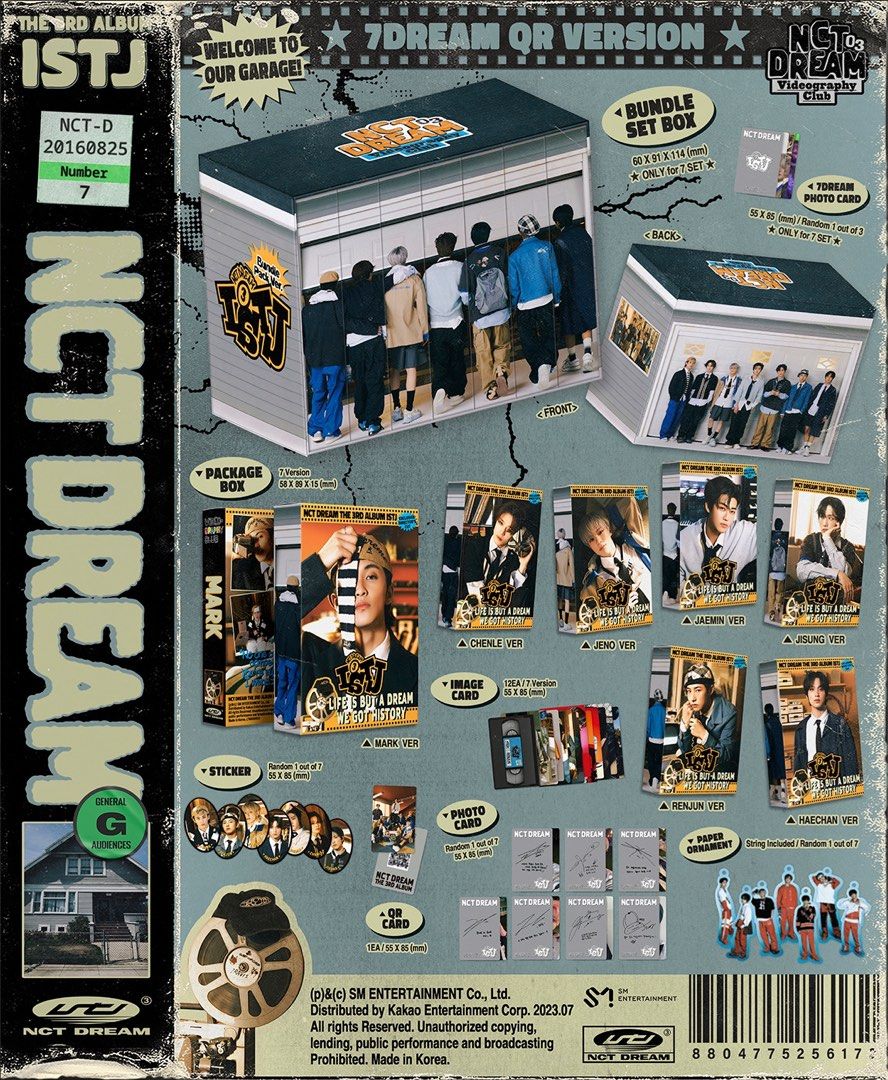 K-POP・アジア NCT DREAM ISTJ Japan ver poster ver set PREORDER] NCT DREAM ISTJ QR + POSTER VERSION, Toys & Collectibles