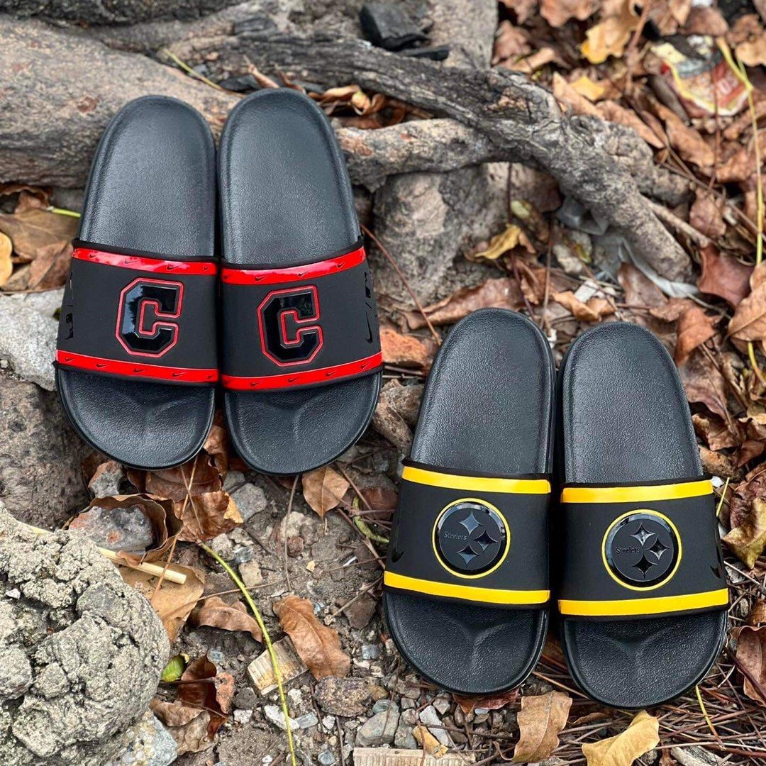Steelers hotsell nike slides