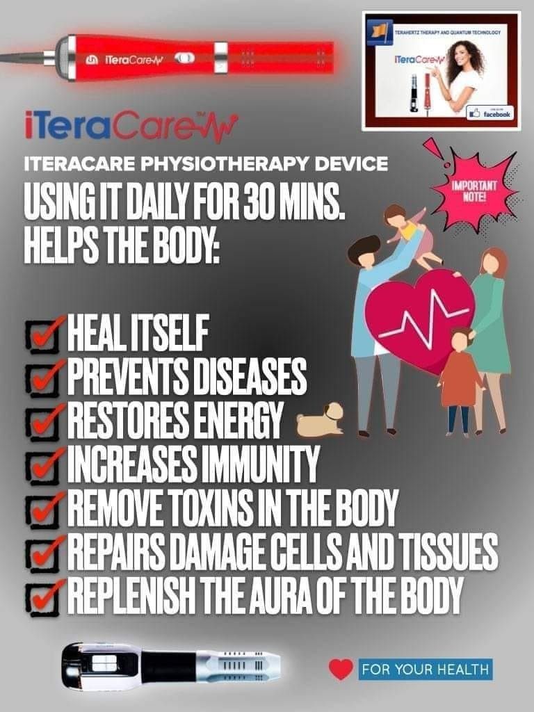 Prife iTeraCare Terahertz device Magic Blower, Health & Nutrition ...