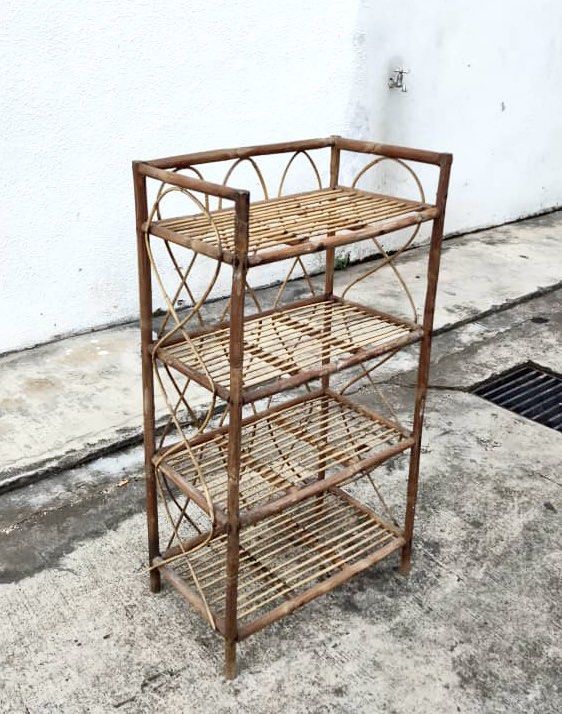 Rattan Shoe Rack, Furniture & Home Living, Furniture, Other Home