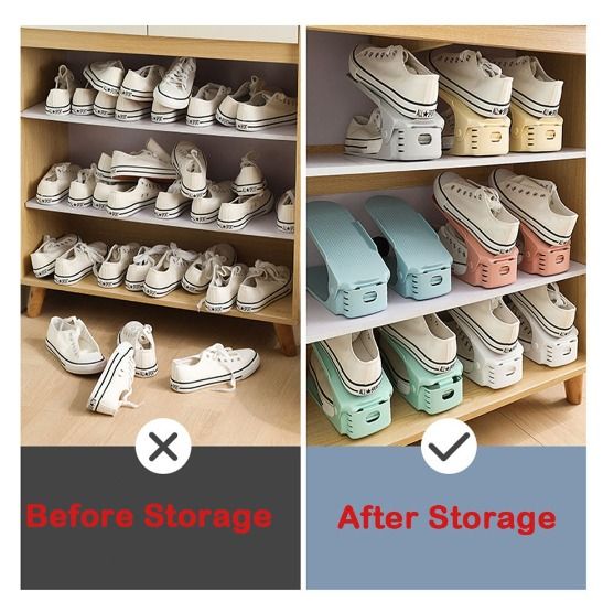 Shoe stacker slotz space saver 2025