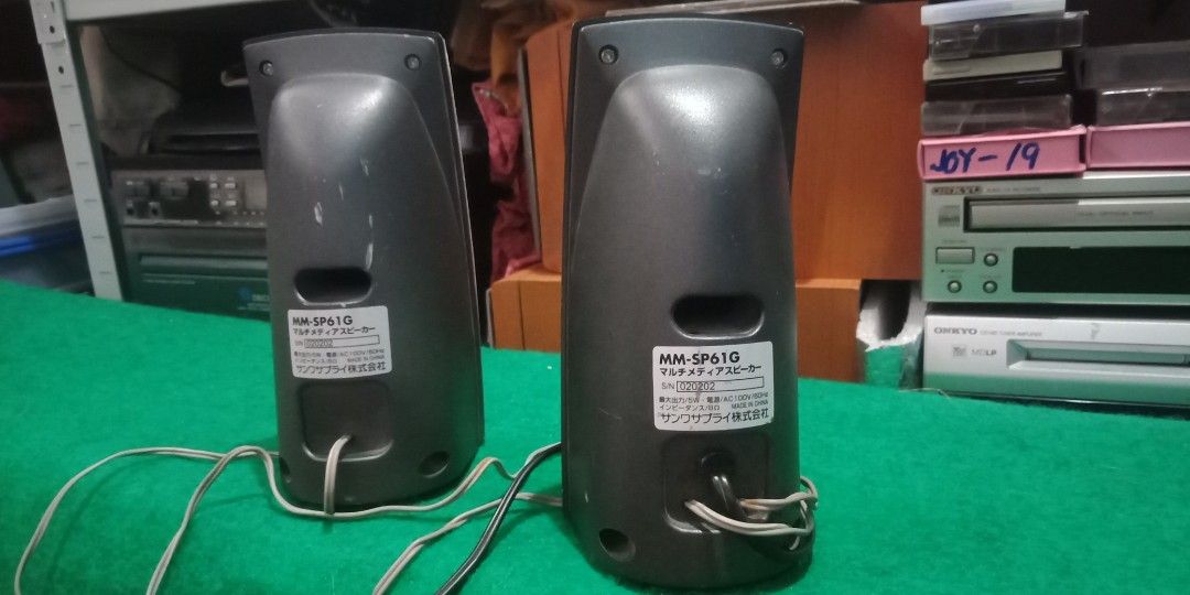 Real Sound Multimedia Speaker (Category: Soundbars, Speakers & Amplifiers) located in Pasay City. Submitted by marineljapansurplus (Listing ID 1241392314, Image 3). Description: Real Sound Sanwa Supply Multimedia Speaker (Powered speaker) MM-SP61G Power: 100v 5W 8ohms Connect nyo lang sa AVR nyo na me 110v input. With Freebies na speaker (blue) not a powered speaker Price: ₱400 Loc. Cabrera. Pasay City.