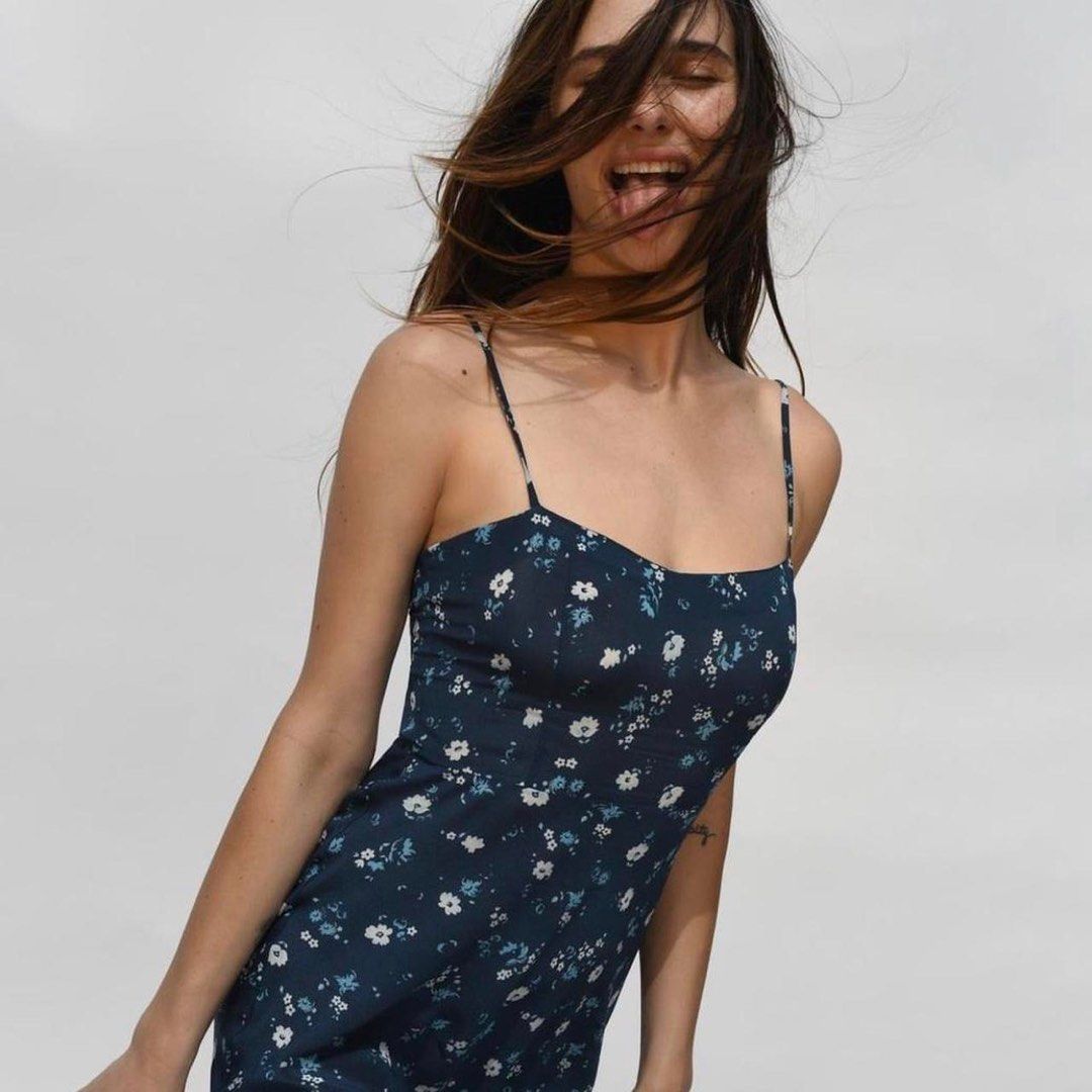 Realisation Par Midnight Amelie Midi Slip Dress Women s Fashion Dresses Sets Dresses on Carousell