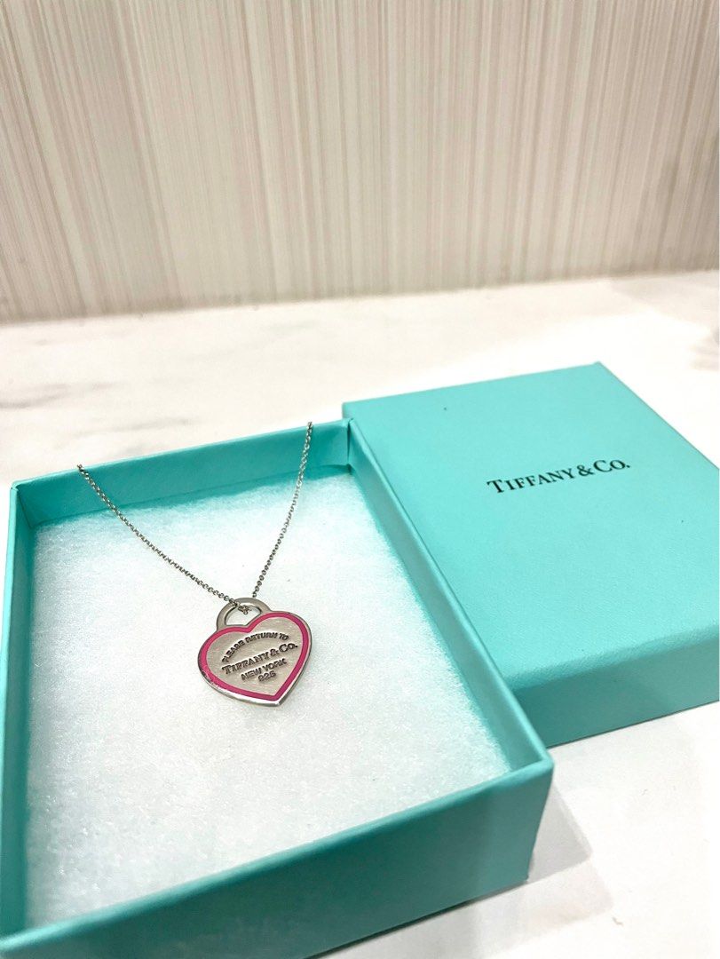 Return to on sale tiffany pink necklace