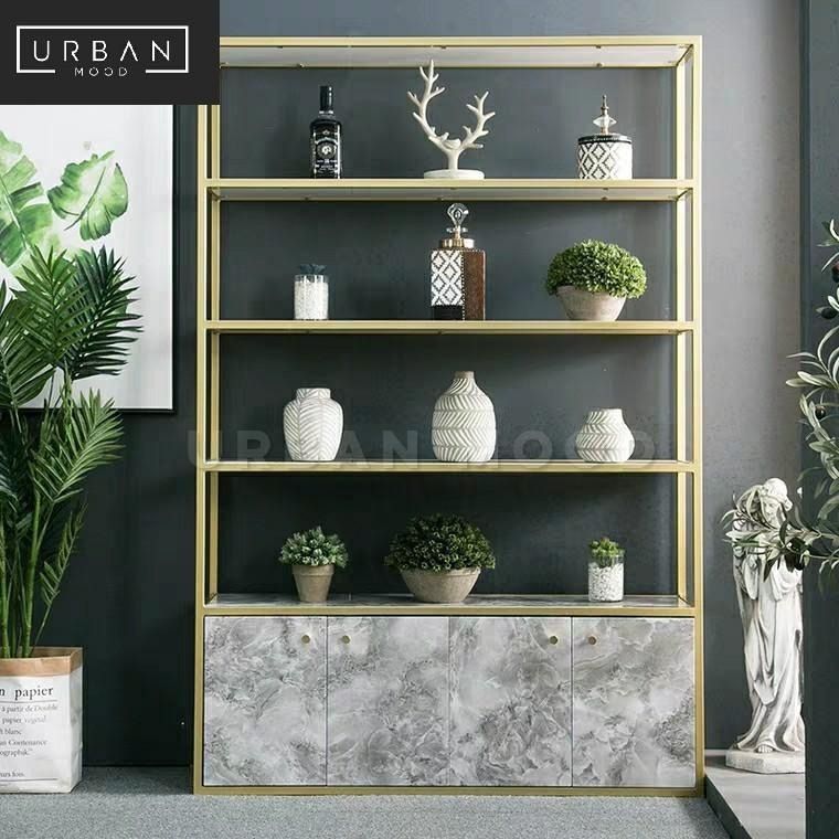 RIO Modern Marble Display Shelf, Furniture & Home Living, Furniture ...