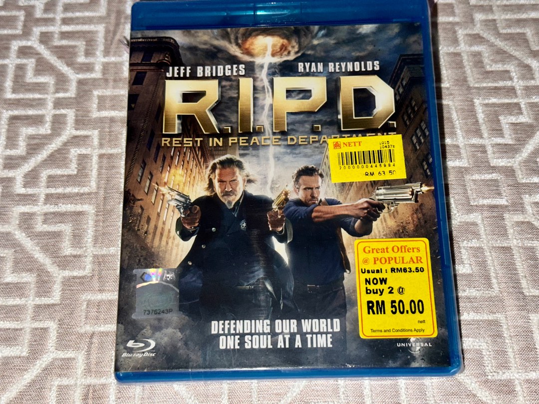 R.I.P.D. (4K-UHD/BLU-RAY/DIGITAL/2 DISC) NEW DVD 191329232347