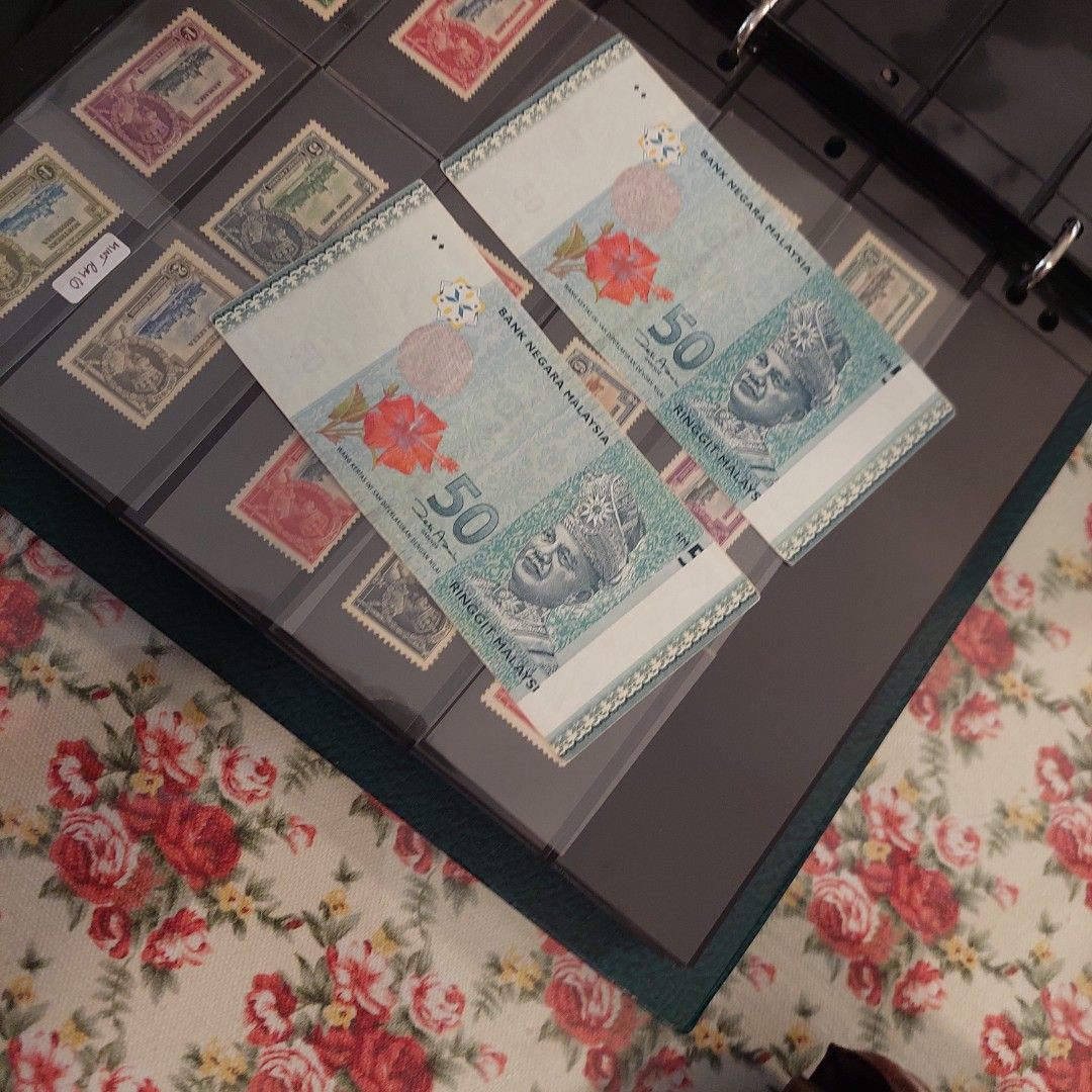 RM 50 error note (Category: Currency) located in Kuala Lumpur. Submitted by beking6 (Listing ID 1241416813, Image 1). Description: 2 pieces rm50 error note missing security strip... sold together rm500.