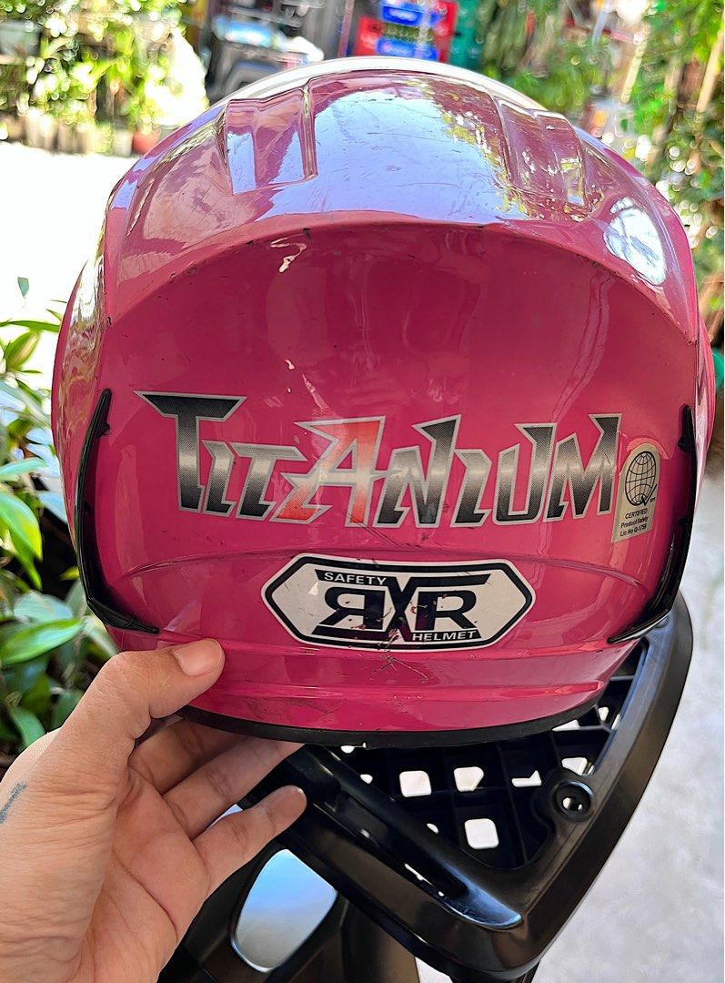 Helmet with icc shop sticker for sale