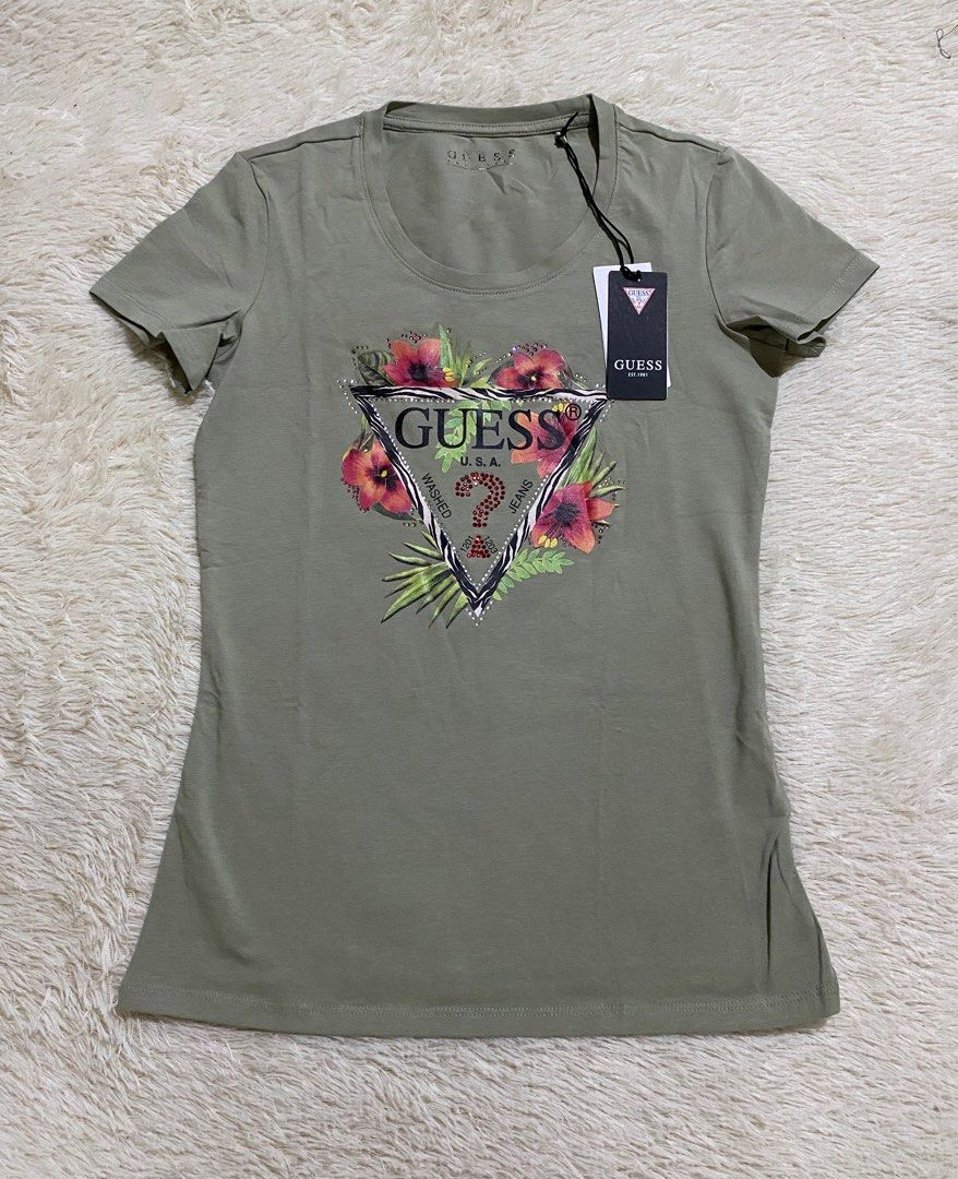 Sale Authentic Guess shirt S Women s Fashion Tops Shirts on Carousell