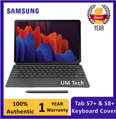 Samsung Keyboard Cover For Tab S8+ / S8 / S7+ / S7 / S7 Fe / A7 / Tab A7 |  1 Year Samsung Warranty | No Tablet (Pt0743), Computers & Tech, Parts &  Accessories, Computer Keyboard On Carousell