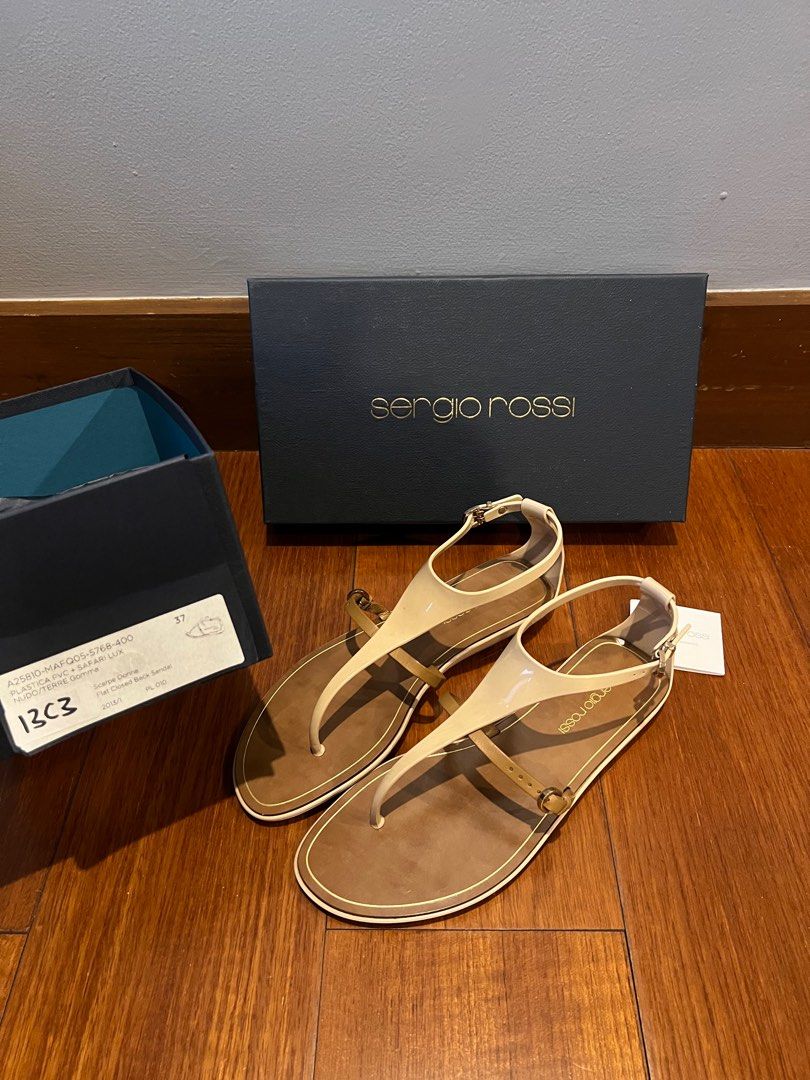 Sergio rossi jelly sandals shop