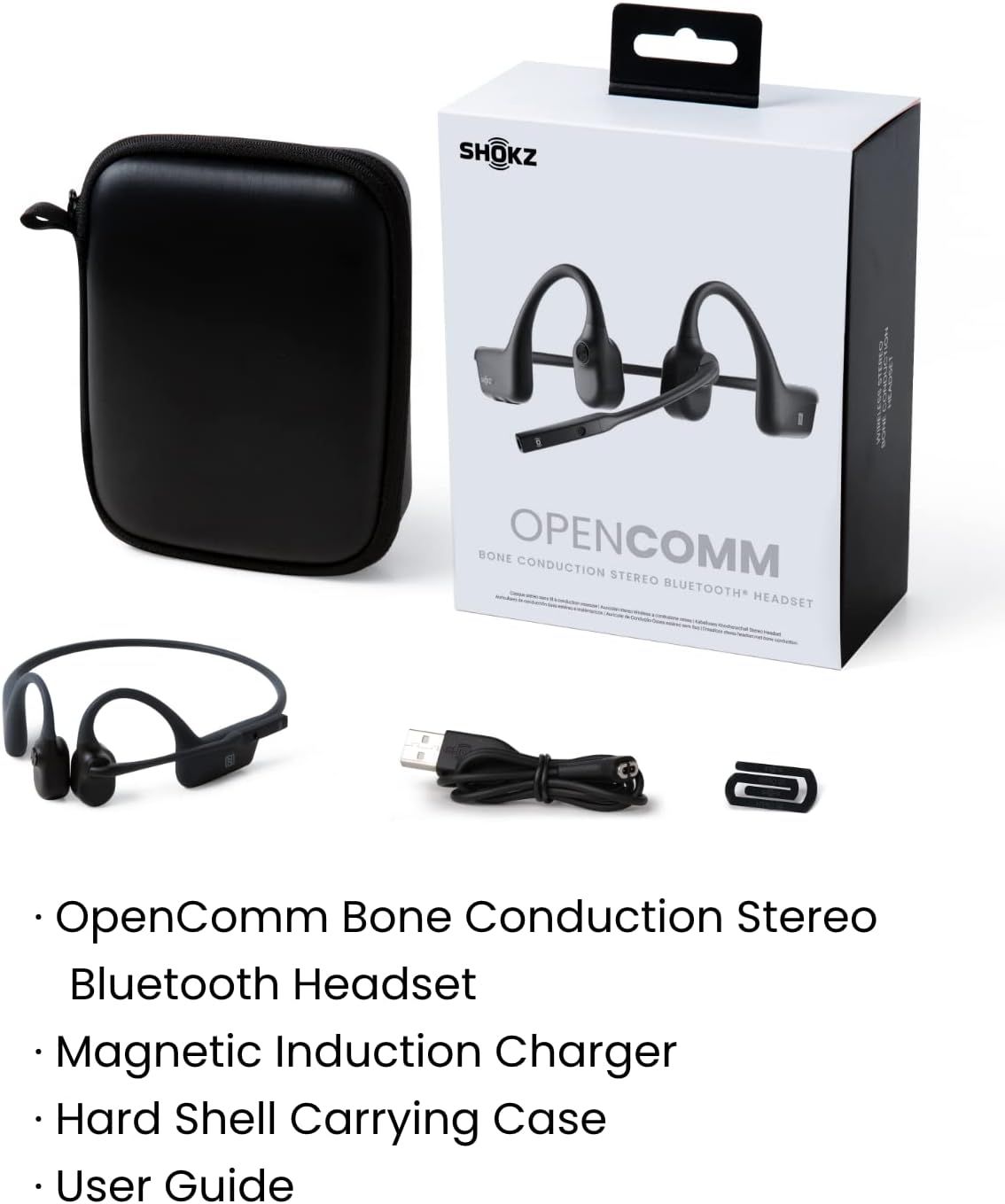 Shokz Loop 110 Aftershock Headset Shokz OpenComm 2 UC USB C