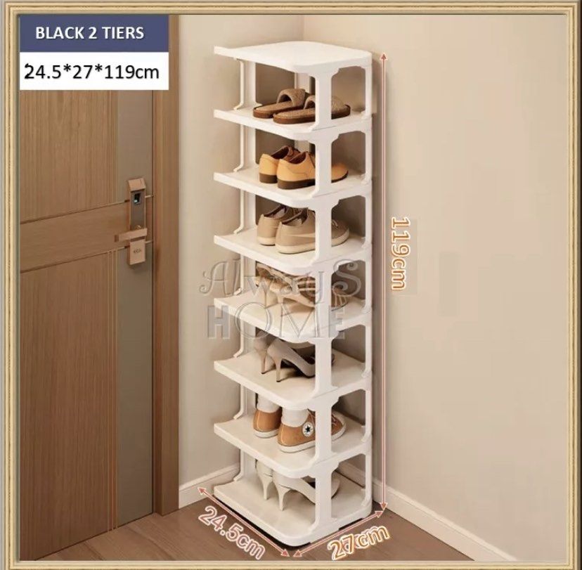 Simple Shoe Rack 1 4 7 Tier Lightweight Easy To Assemble Shoe Rack