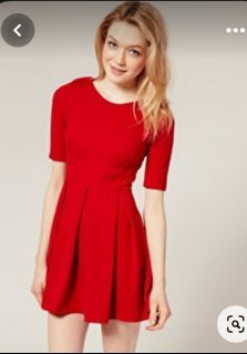 Something Borrowed Red Dress S on tag Super Like New