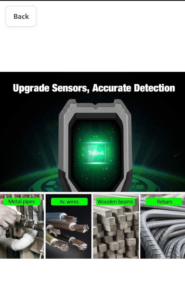 Rilevatore Di Perni 5 In 1 Con Display LCD - Per Legno, Metallo E Cavi CA - Foto 4