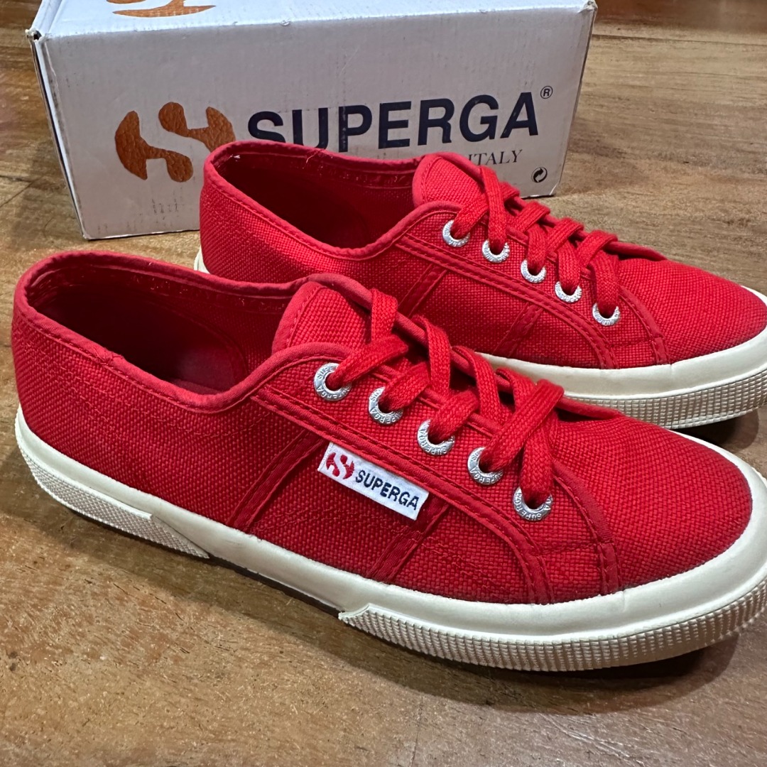 Superga cotu red hot sale