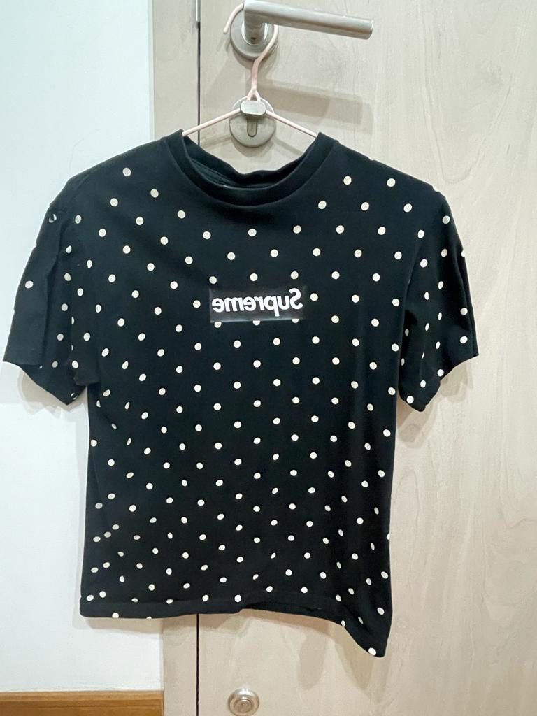 Supreme polka dot t shirt new arrivals