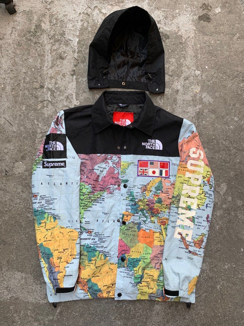 Supreme x TNF The North Face Expedition Atlas Map Jacket Men s
